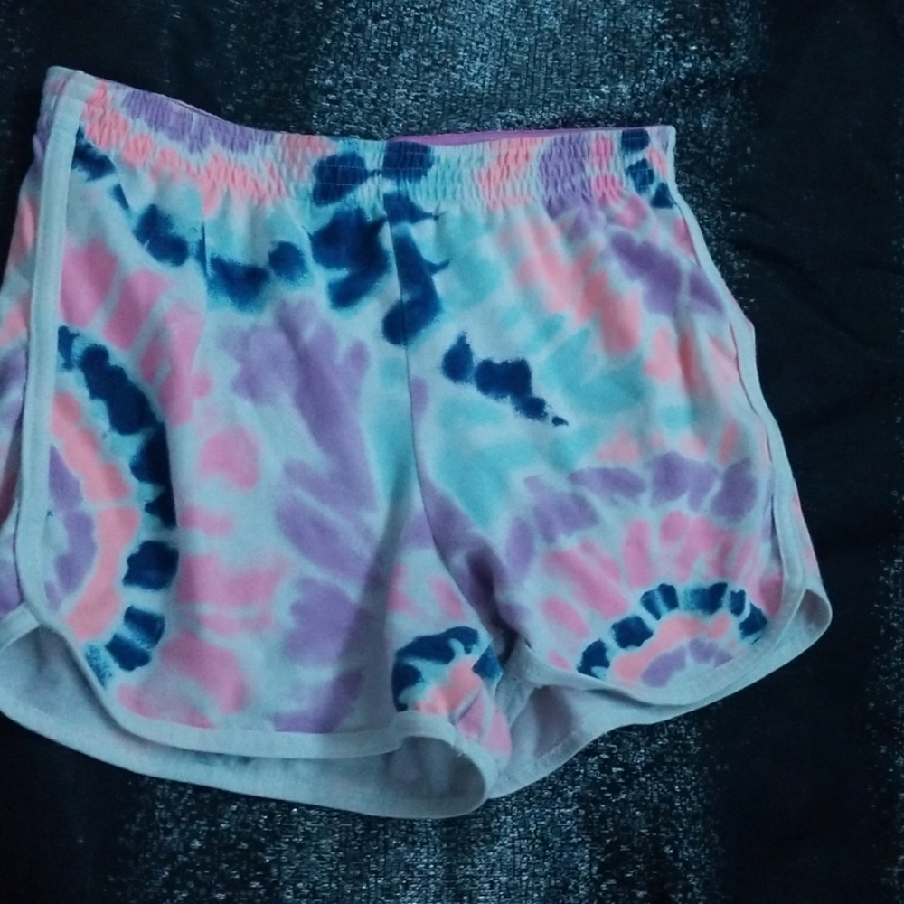 Tie dye shorts